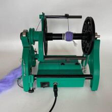 Adjustable Speed Wool Yarn Winding Machine 12V Spinning Wheel For Dog Hair Thread Forward And Reverse Switching