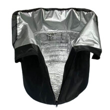 Breathable Freeze Protective Cover Oxford Cloth for Plant-black
