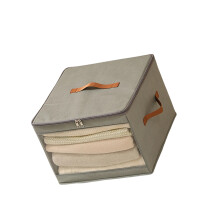 Organisateur pliable à fenêtre visible, boîte de-gris grand