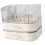 Portable No Tools Cosmetic Box-cream white Top 2 drawers 1