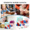 Red Blue Crochet Doll Kit, Easy BeginnerFriendly Knitting Kit with Video Tutorial 3