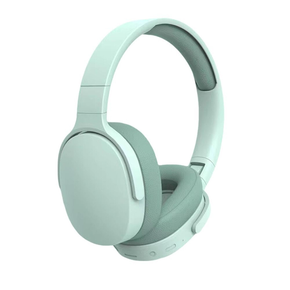 P2961 Bluetooth 5.3 Overear Headphones Hifi Stereo Headset With Mic Tf Card Aux Builtin Player Green 9189345045141
