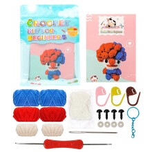 Crochet Doll Kit, Easy Crochet Kit for Kids, Beginner Crochet Doll