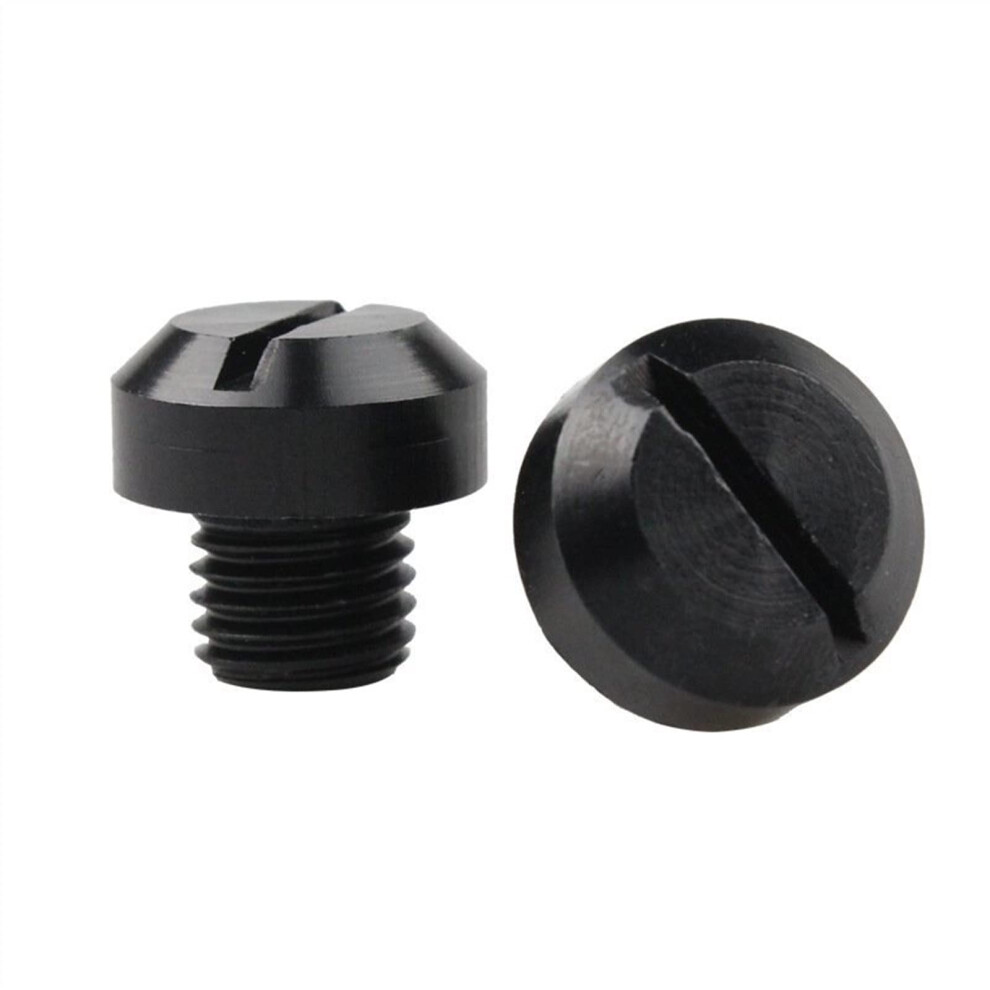 Motorbike Mirror Plugs 2 Pack M8 M10 For Rear View Mirror Hole Plugs With Screws Rear View Mirror Holder Accessories Black 9189345045158