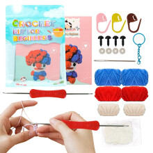 Crochet Doll Kit for Kids, Beginners with Video Tutorial