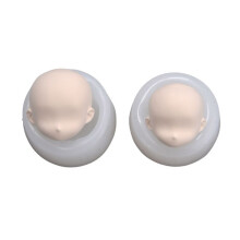 Moule de visage en Silicone Flexible, pour sculpture de tête de