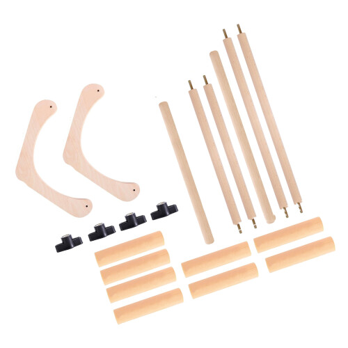 Stickrahmen aus Holz mit Rollrahmen, verstellbarer