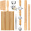 Pasta Tool Set Wooden Thread Rolling Pin Dough Scraper Gnocchi Board Dumpling Maker Suitable for Kitchen Cooking Ref: 7383 5
