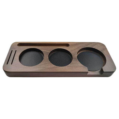 Natural Wood Stand for 51mm Coffee Tamper Secure Storage Easy