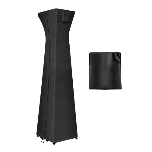 Couverture de chauffage à haute colonne, pour torche-Noir