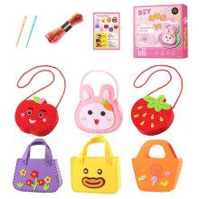 Sewing Your Own Bag Set, Tote Bag Craft Kit for Kids  Handbag Sewing Kit