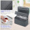 Handheld Blender Organizer Bag Polyester Fabric-Dark Gray 4
