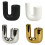 Taper Candle Stick Holders Ceramic Candlestick Holders-Black 2