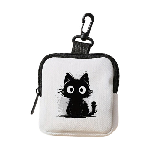 Discreet Multiple Compartment Organizers-black cat on white b