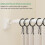 20pcs Stainless Steel Drapery Hooks Heavy Duty Construction for 4