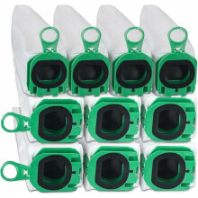 Bolsas de repuesto para aspiradora Kobold VB100FP100, bolsas de recolección de polvo lavables y convenientes para limpiar la basura, almacenamiento