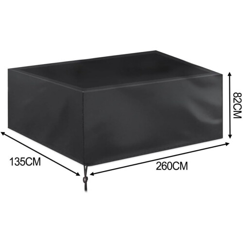 Tear Resistant Pool Table Cover Adjustable Drawstring 260x135x82 Cm For  Fit 2