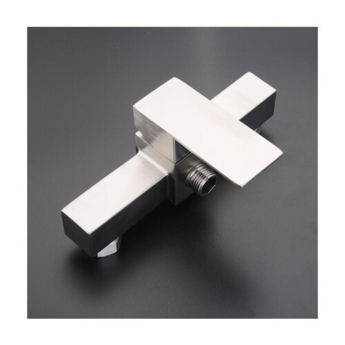 Versatile Bathroom Waterfall Faucet, Wall Mounting with Adjustable Adapter, Single Handle Operation, Solid Brass Construction, Low-Wear Ceramic Cartri 2