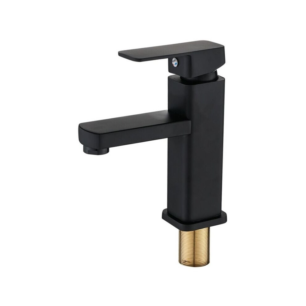 Modern Bathroom Sink Faucet, Leak-Proof Performance Stainless Steel Bathroom Faucets With Hot And Cold Water Options For Kitchen Sinks Toilets Public 9148971036398