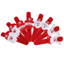 Pulseira ajustável para eventos de fim de ano, acessório para festas infantis com luzes LED piscantes, pulseiras de Natal com estampa do Papai