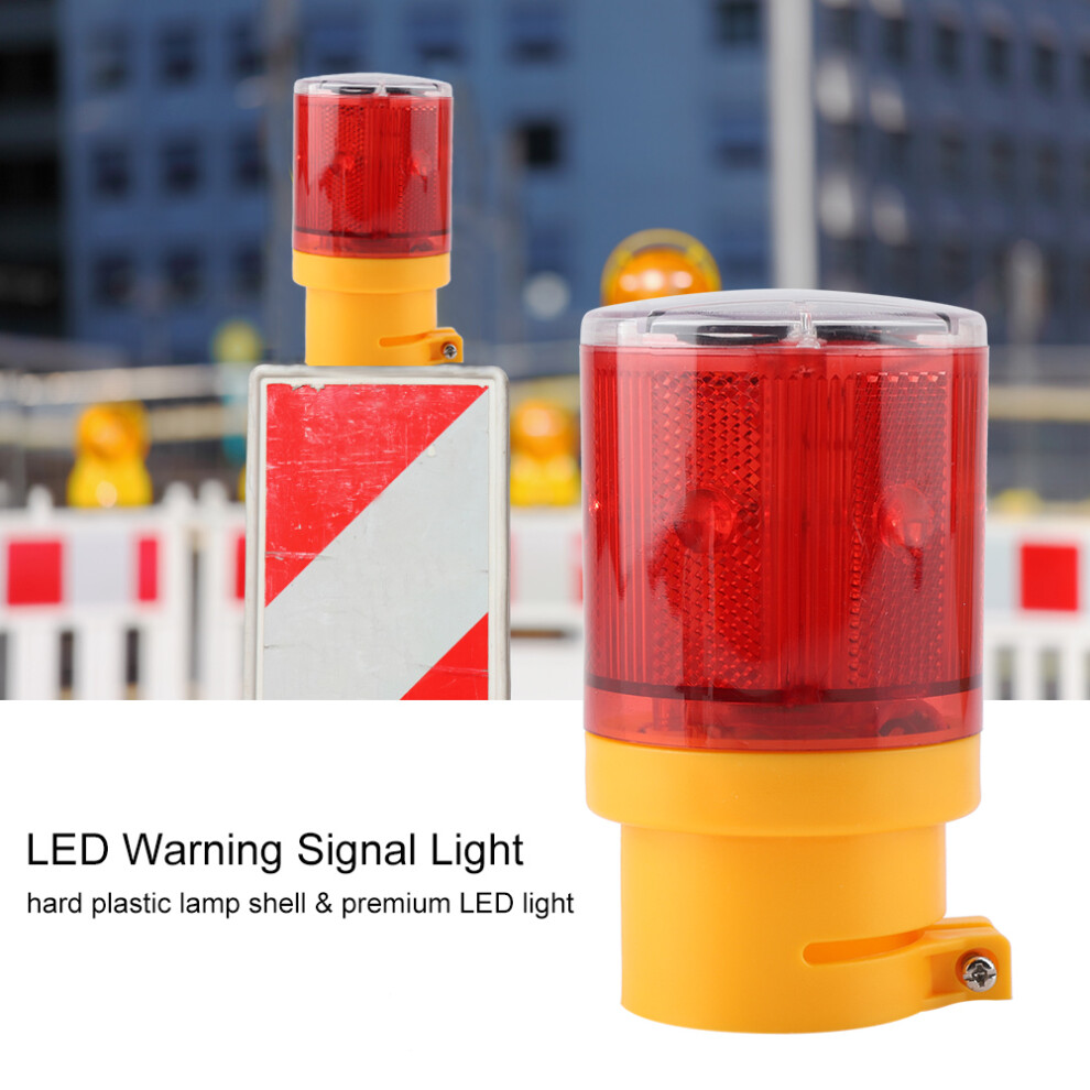 Led Strobe Warning Solar Powered Led Strobe Warning Flashing Barricade Safety Road Construction Traffic Beacon With Super Bright Led, Light 9128293365680