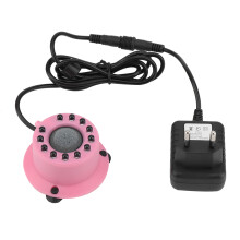 Disco di pietra effervescente con LED multicolore, faretto LED sommergibile impermeabile per decorazioni di pesci d'acquario, tenuta stagna completa.