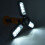 Portable Work Light with Hook Design, Foldable Work Light with Multiple Lighting Modes, Rechargeable LED Work Light with Magnetic Bottom, USB 7