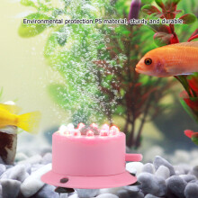Lampada LED per acquario con disco di pietra effervescente, faretto LED sommergibile a tenuta stagna per decorazioni per pesci d'acquario,