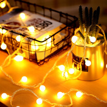 String Lights With 80 LEDs, Super Bright LEDs Warm White Glow USB Powered Fairy Lights, Weather Proof LED String Lights for Indoor Outdoor Use, Multi