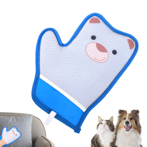 Cat Hair Glove, Pet Shedding Remover, Soft Static Scrubber, MultiUse Accessory Ref: 8116
