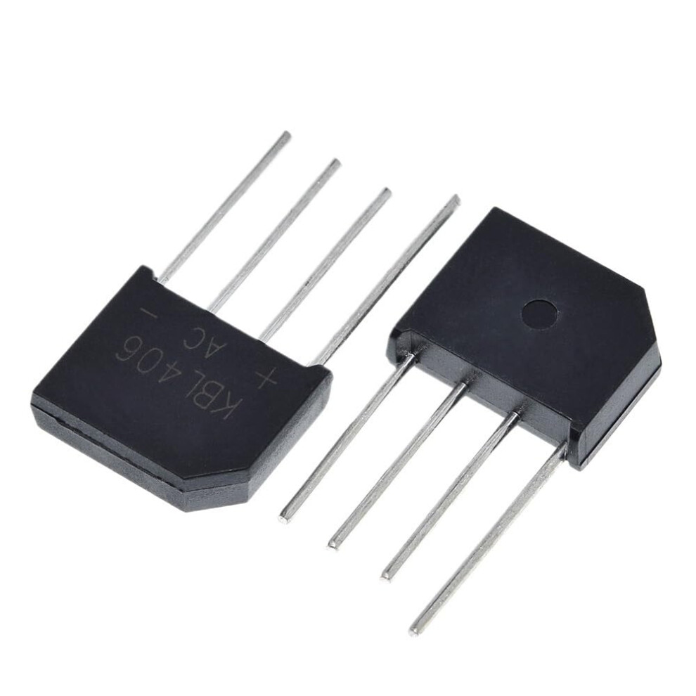 Kbl406 5 Pieces 4A 600V Singlephase Bridge Rectifier Zip4 Package Kbl406 Compatible 9365049916738