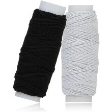 Elastic Thread for Sewing 30M Elasticity for Smoking Cuffs Waist Bands and Pack of 2