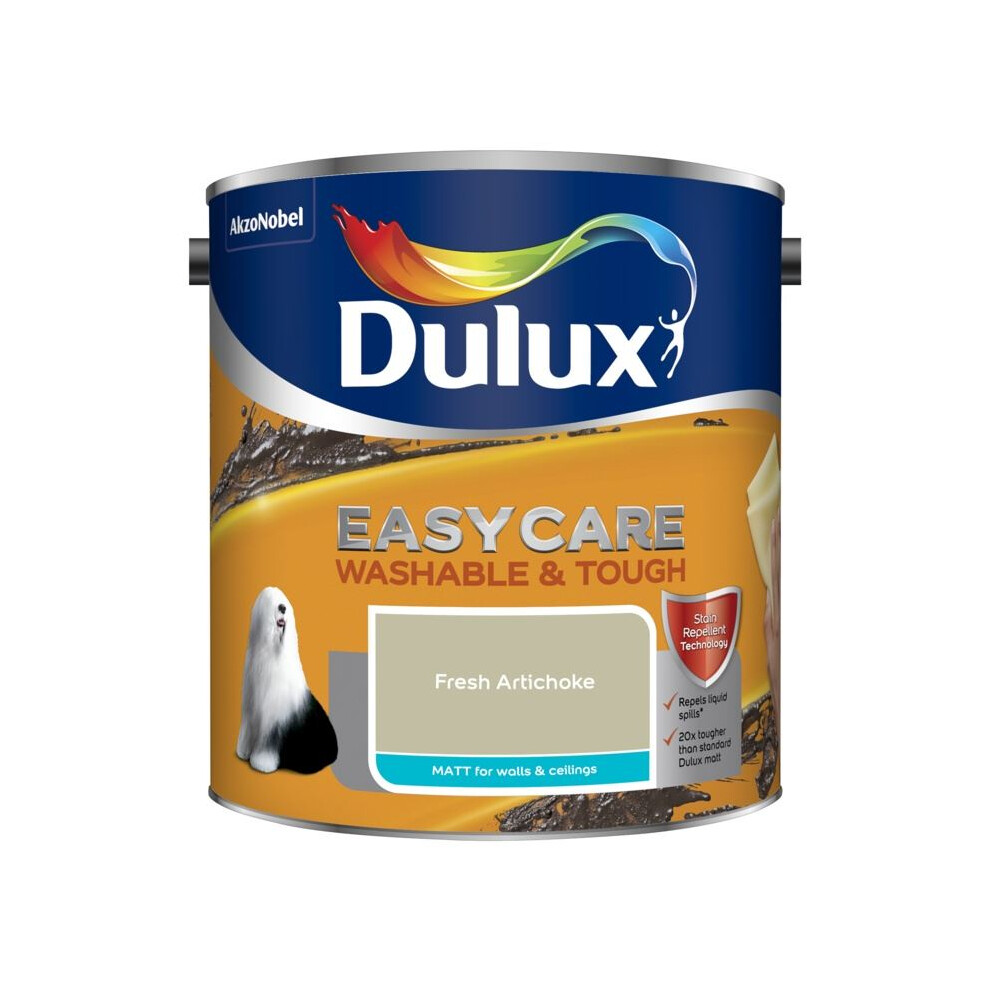 Dulux Easycare Washable & Tough Matt 2.5L Fresh Artichoke Not,Specified