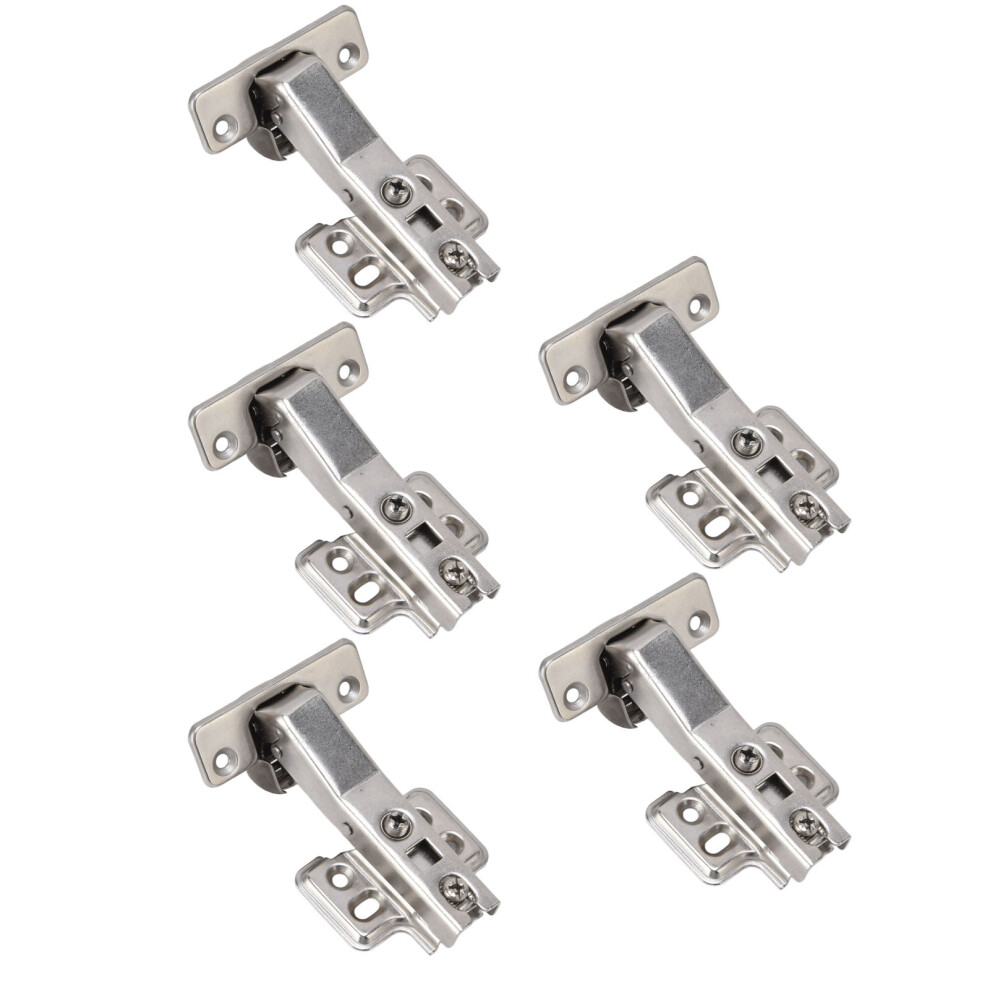 5Pcs Hydraulic Buffer Hinges Stainless Steel Silent Cabinet Door Closers 7901375618230