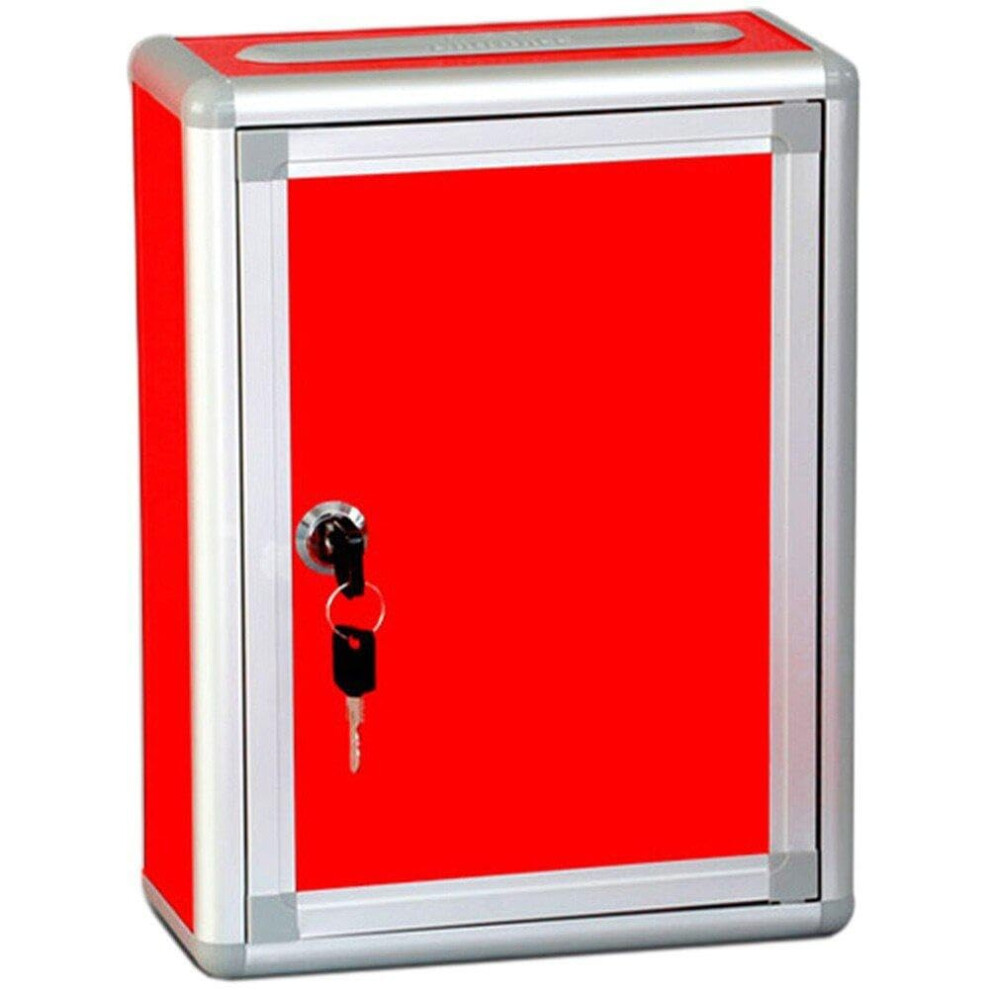 Suggestion Box Versatile Letterbox Practical Letterbox Metal Letterbox Lockable Letter Box Letter Storage Container Suggestion Case Small Letter Box 9365049904438