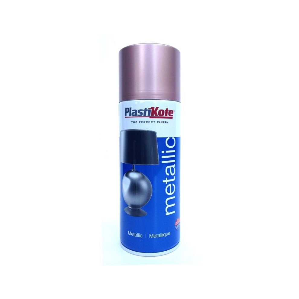 Plastikote PKT4405 Metallic Spray, Rose Gold, 400 ml