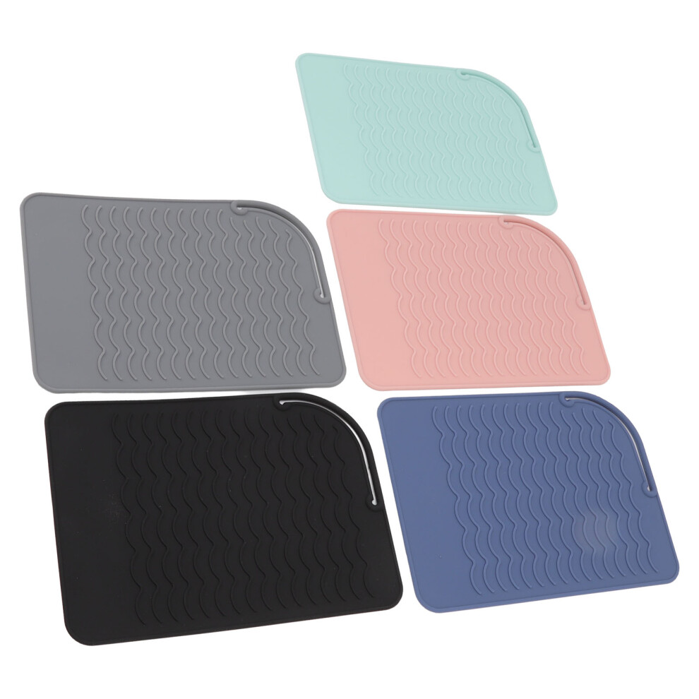 Heat Resistant Silicone Mat Pouch for Curling Irons, 21.8x16cm