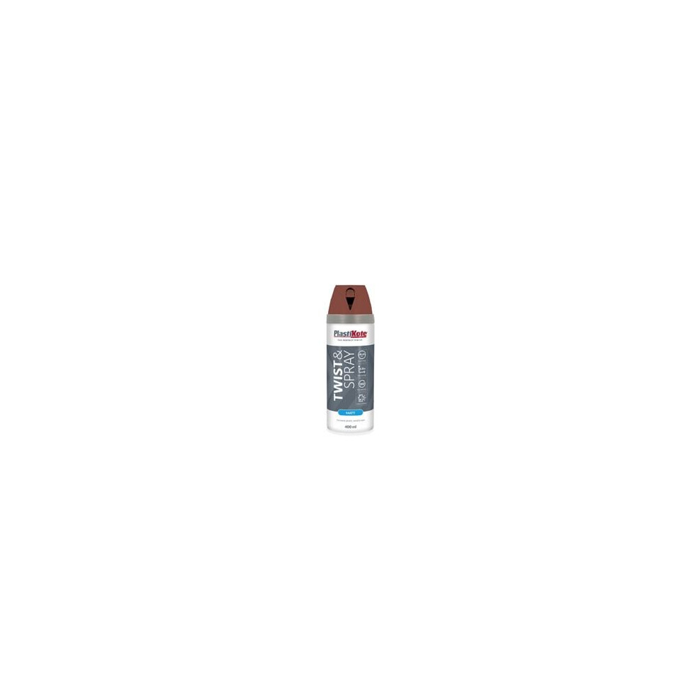 PlastiKote 023124 Twist & Spray pantile red matt 400 ml - Image 6