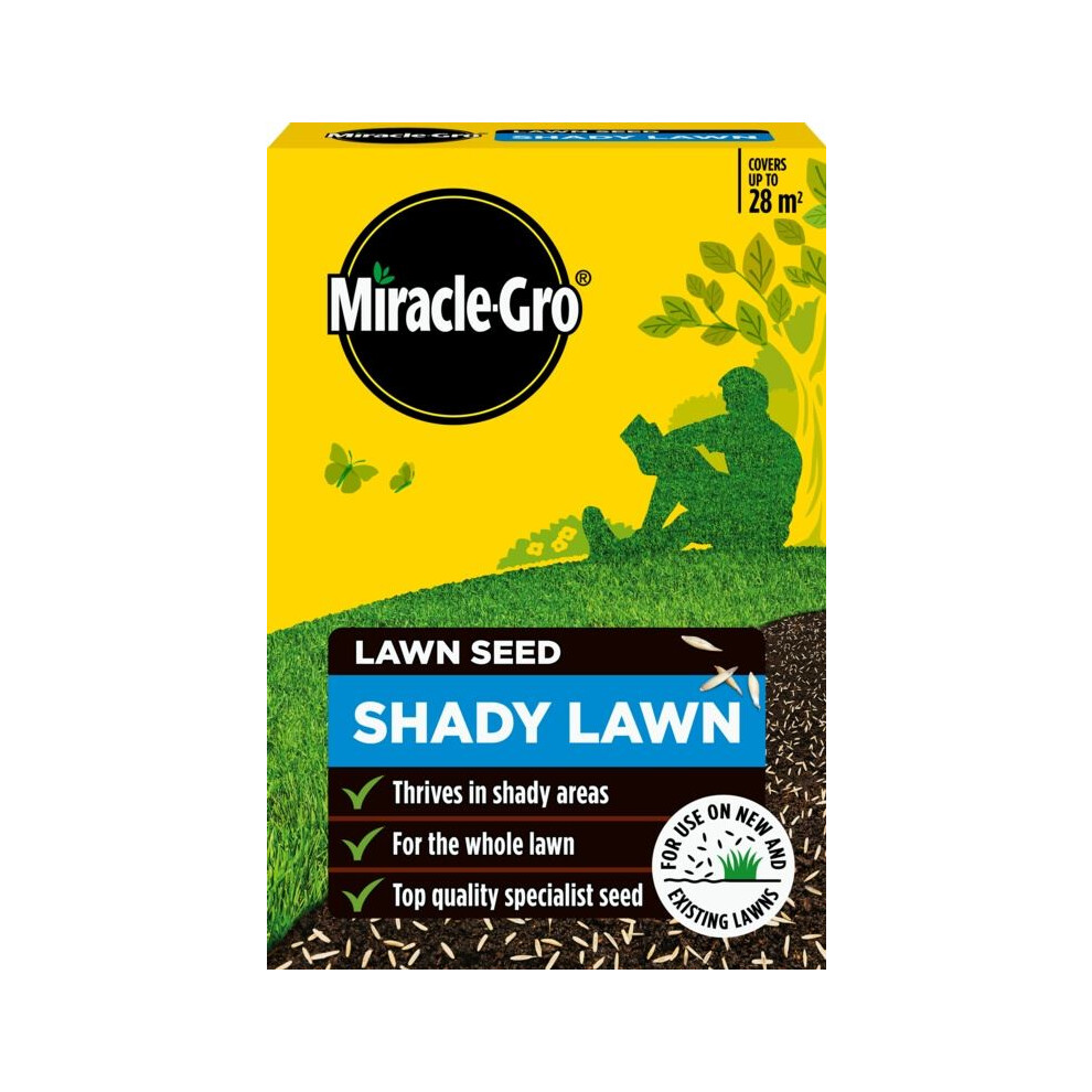 Miracle-Gro - Shady Lawn Seed - Covers Up To 28M2