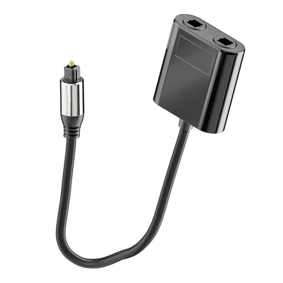 Audio Splitter Optical Fiber Output Connector Home Theater Uncompressed/Compressed Surround Sound Conductivity 9412369164148