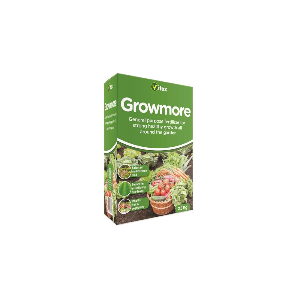 Vitax 2.5Kg Growmore Fertiliser