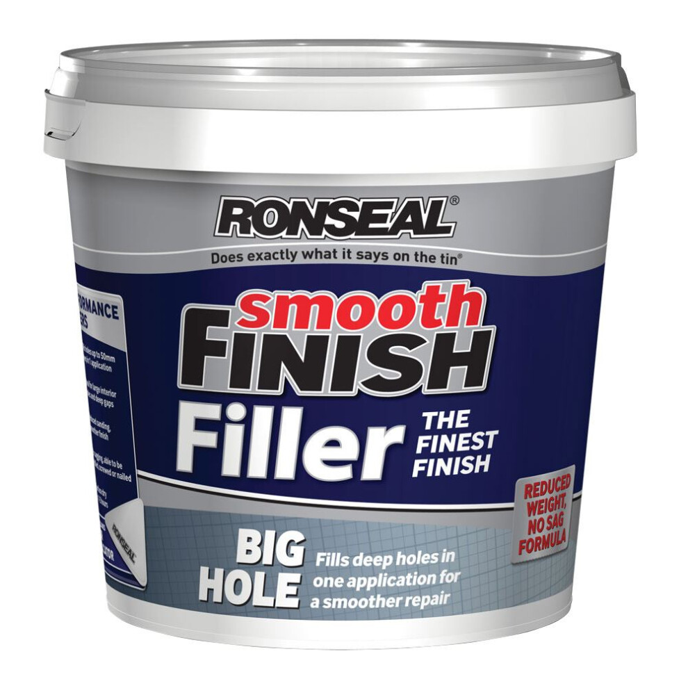 Ronseal 36558 Smooth Finish Big Hole Filler 1.2 Litre