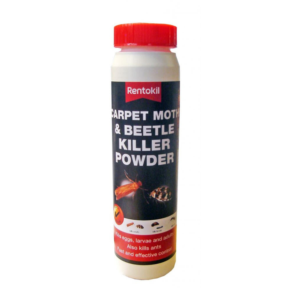 Rentokil Carpet Moth & Beetle Killer Powder Psc49