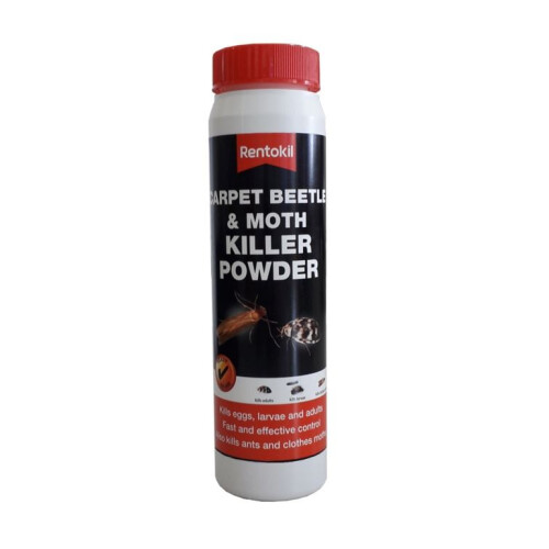 Rentokil Carpet Moth & Beetle Killer Powder PSC49 2