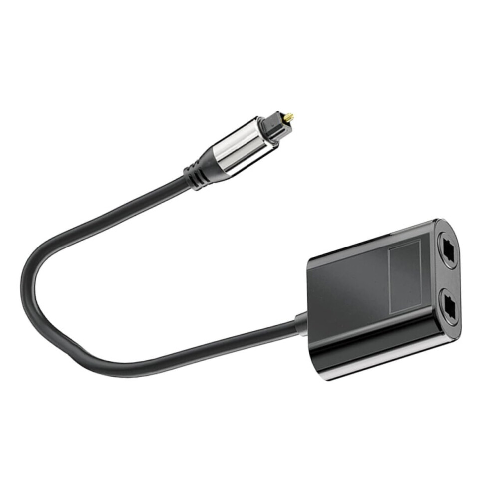 Portable Optical Audio Splitter Fiber Optic Cable Splitter For Tv And Soundbar Sound Quality Multidevice Compatibility 9412369164193