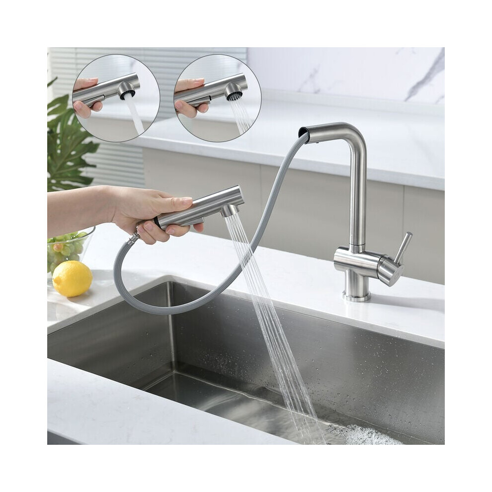 Innovative Kitchen Faucet, Stainless Steel, Quick Installation, Water Filter Faucet Combo, Flexible Use, Durable Sus304 Stainless Steel 9148971525007