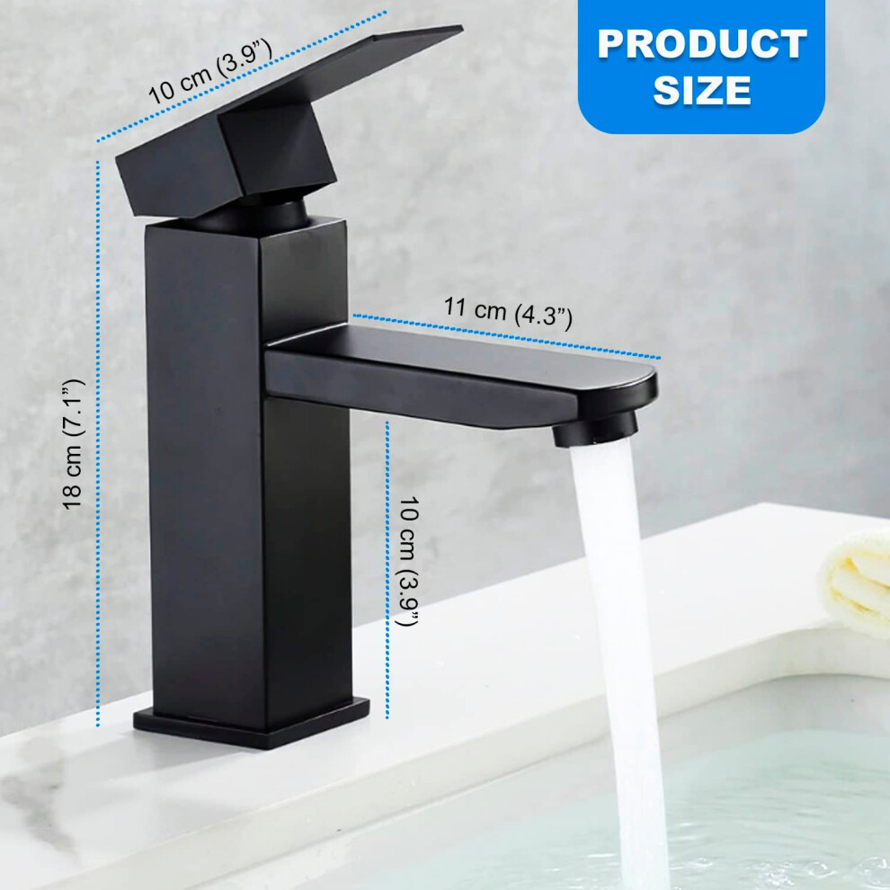 Cupc Certified Bathroom Faucet, Ceramic Cartridge Ensures Smooth Operation, Easy Installation For Diy Enthusiasts 9148971037203