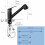 Matte Black Finish, Replacement Pull Out Faucet Head, Superior Aerator, Easy Installation, High Pressure Sprayer, 2-Function Spray Mode, For Kitchen, 4