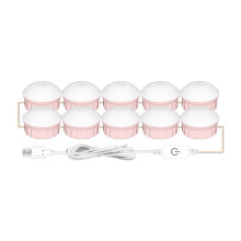 Hollywood Vanity Mirror with Lights, Makeup Mirror with Lights Large Illuminated Vanity Mirror with Dimmable LED Bulbs, Stepless Dimming Touch Sensor