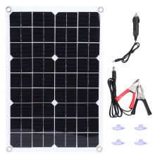 Flexibel solpanel 20W 18V för nödströmförsörjning, monokristallin cell hög effektivitet, bärbar utomhuslösning